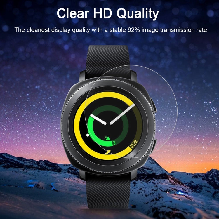 2 PCS ENKAY Hat-Prince for Samsung Gear Sport Smart Watch 0.2mm 9H Surface Hardness 2.15D Explosion-proof Tempered Glass Screen Film by bashfashion