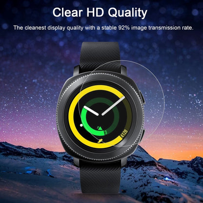 2 PCS ENKAY Hat-Prince for Samsung Gear Sport Smart Watch 0.2mm 9H Surface Hardness 2.15D Explosion-proof Tempered Glass Screen Film by bashfashion