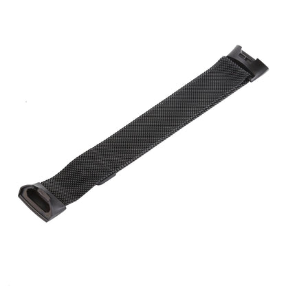 Metal Watch Band for Fitbit Charge 3(Black) by bashfashion