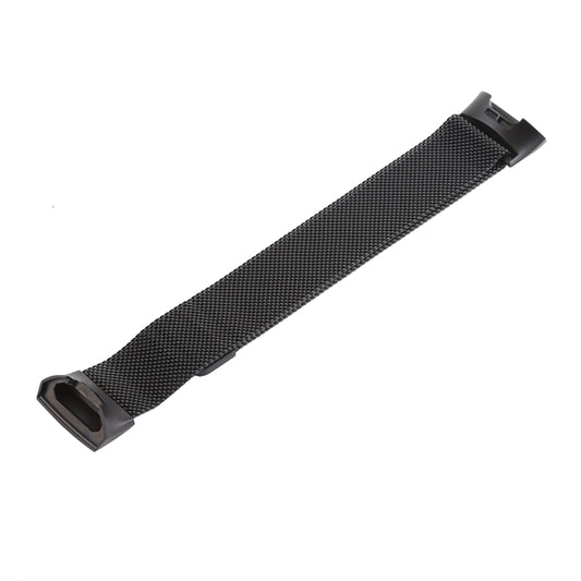 Metal Watch Band for Fitbit Charge 3(Black) by bashfashion