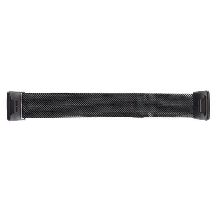 Metal Watch Band for Fitbit Charge 3(Black) by bashfashion