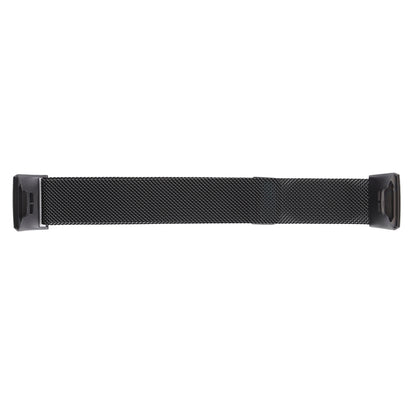 Metal Watch Band for Fitbit Charge 3(Black) by bashfashion