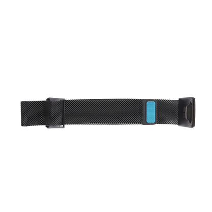 Metal Watch Band for Fitbit Charge 3(Black) by bashfashion