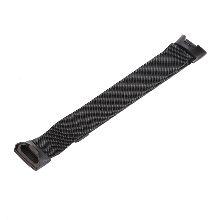Metal Watch Band for Fitbit Charge 3(Black) by bashfashion