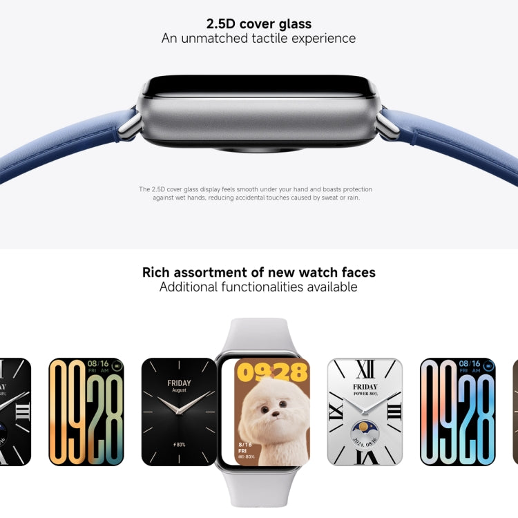 Original Xiaomi Smart Band 9 Pro 1.74 inch AMOLED Screen 5ATM Waterproof Smart Watch, Support Blood Oxygen / Heart Rate Monitor (Silver) by Xiaomi