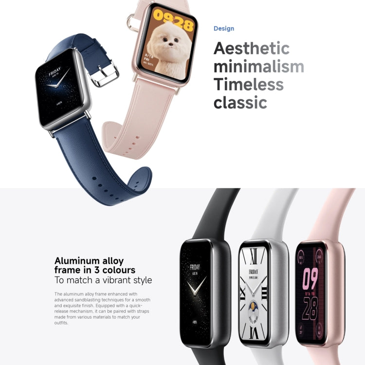 Original Xiaomi Smart Band 9 Pro 1.74 inch AMOLED Screen 5ATM Waterproof Smart Watch, Support Blood Oxygen / Heart Rate Monitor (Pink) by Xiaomi