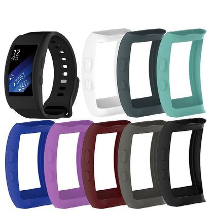 For Galaxy Gear Fit2 / Fit2 Pro R360 Watch Protective Case(Cyan) by bashfashion