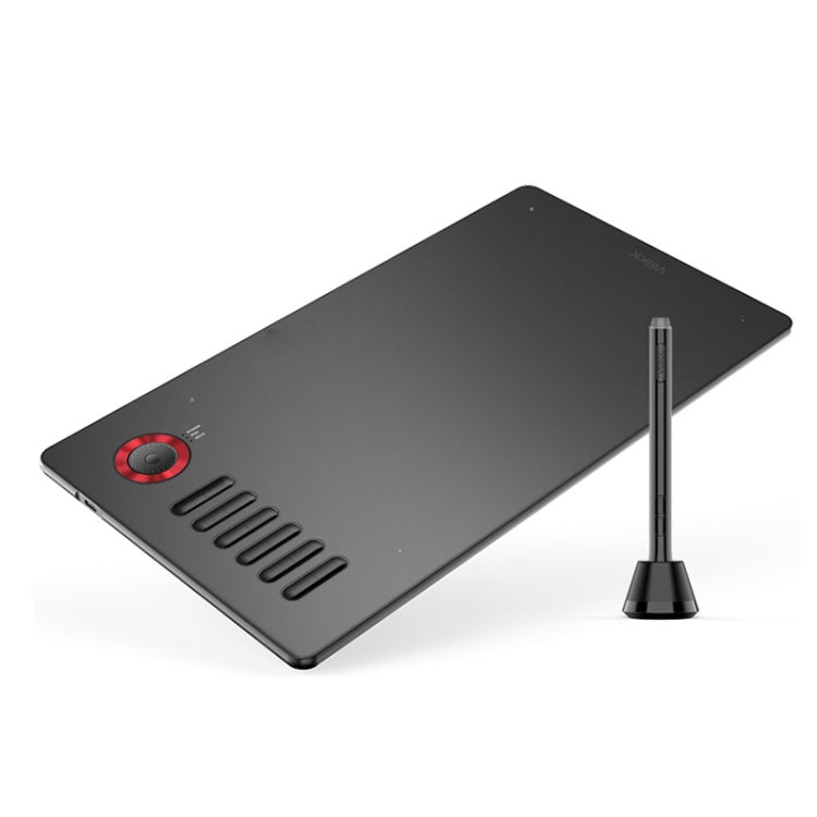 VEIKK A15PRO 10x6 inch 5080 LPI Type-C Interface Smart Touch Electronic Graphic Tablet (Red) by VEIKK