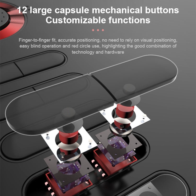 VEIKK A15PRO 10x6 inch 5080 LPI Type-C Interface Smart Touch Electronic Graphic Tablet (Red) by VEIKK