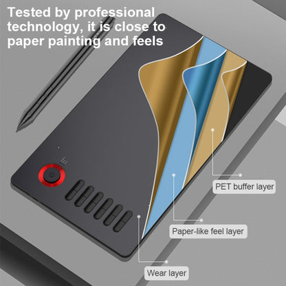 VEIKK A15PRO 10x6 inch 5080 LPI Type-C Interface Smart Touch Electronic Graphic Tablet (Red) by VEIKK