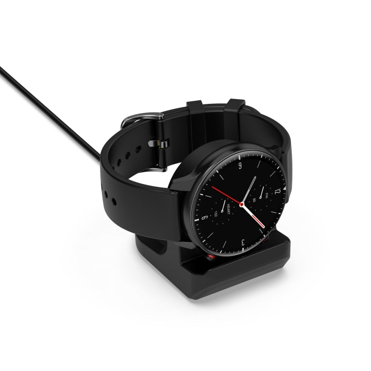 For Amazfit T-Rex 2 Smartwatch Silicone Charging Bracket(Black) by bashfashion