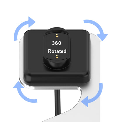 For Amazfit GTR3 / GTR3 Pro / GTS3 Rotatable Magnetic Metal Charging Base(Silver) by bashfashion