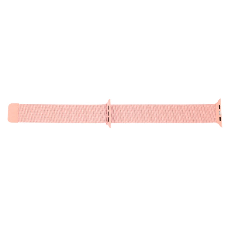 Milanese Loop Magnetic Stainless Steel Watch Band for Apple Watch Ultra 49mm&Watch Ultra 2 49mm / Series 10 46mm / 9&8&7 45mm / SE 3&SE 2&6&SE&5&4 44mm / 3&2&1 42mm(Pink) by bashfashion