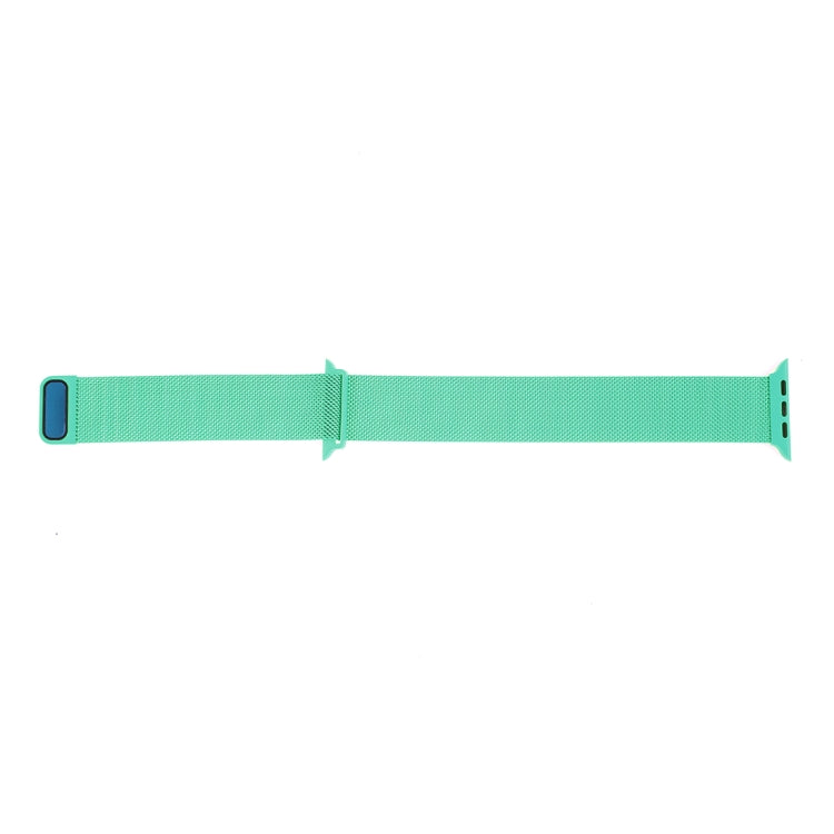 Milanese Loop Magnetic Stainless Steel Watch Band for Apple Watch Ultra 49mm&Watch Ultra 2 49mm / Series 10 46mm / 9&8&7 45mm / SE 3&SE 2&6&SE&5&4 44mm / 3&2&1 42mm(Mint Green) by bashfashion