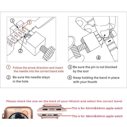 Colorful Diamond Stainless Steel Watch Band for Apple Watch Series 7 45mm / 6 & SE & 5 & 4 44mm / 3 & 2 & 1 42mm(Silver) by bashfashion