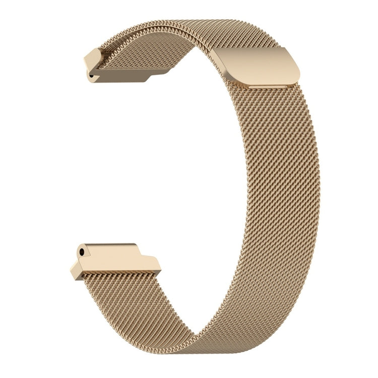 Milanese Watch Band for Garmin Forerunner 235 26cm(Champagne Gold) by bashfashion