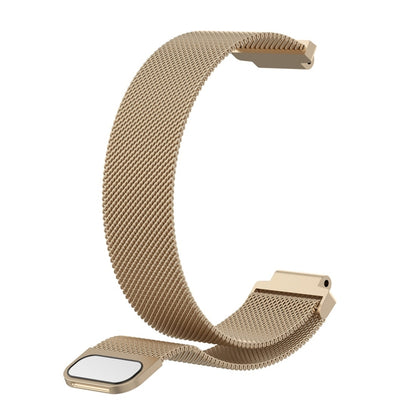 Milanese Watch Band for Garmin Forerunner 235 26cm(Champagne Gold) by bashfashion