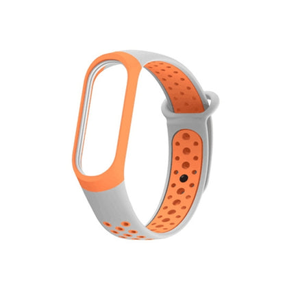 Colorful Silicone Wrist Strap Watch Band for Xiaomi Mi Band 3 & 4(Orange) by bashfashion