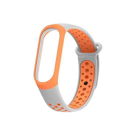 Colorful Silicone Wrist Strap Watch Band for Xiaomi Mi Band 3 & 4(Orange) by bashfashion