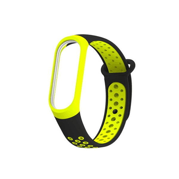 Colorful Silicone Wrist Strap Watch Band for Xiaomi Mi Band 3 & 4(Green) by bashfashion