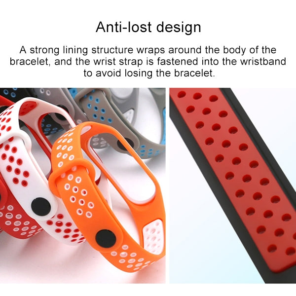 Colorful Silicone Wrist Strap Watch Band for Xiaomi Mi Band 3 & 4(Green) by bashfashion