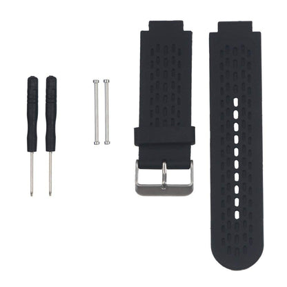 Silicone Sport Watch Band for Garmin Approach S2 / S4(Black) by bashfashion