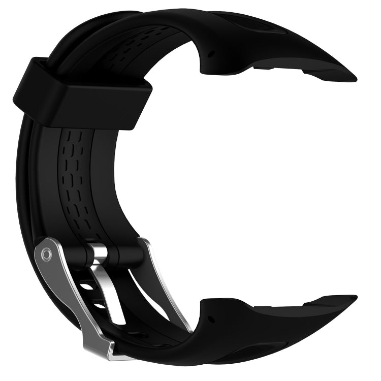 Male Style Silicone Sport Watch Band for Garmin Forerunner 10 / 15(Black) by bashfashion