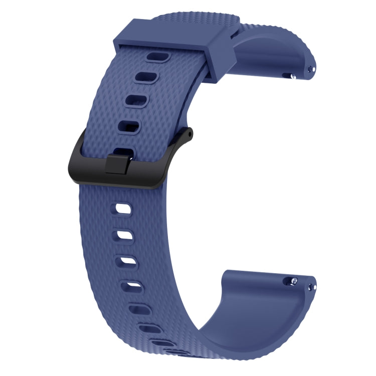 Silicone Sport Watch Band for Garmin Vivoactive 3 20mm(Dark Blue) by bashfashion