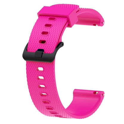 Silicone Sport Watch Band for Garmin Vivoactive 3 20mm(Rose Red) by bashfashion