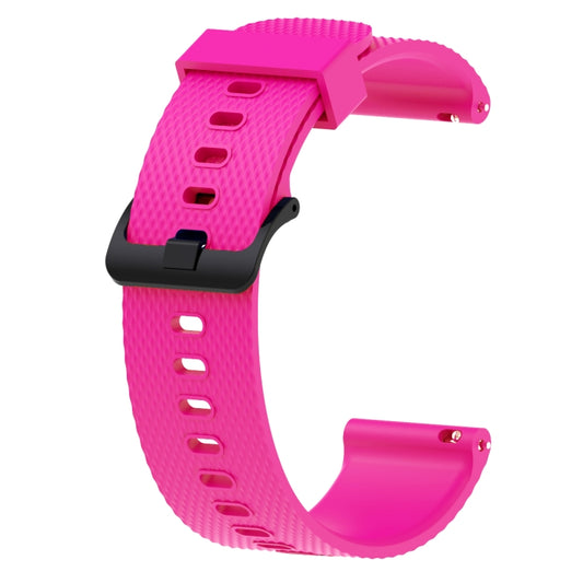 Silicone Sport Watch Band for Garmin Vivoactive 3 20mm(Rose Red) by bashfashion