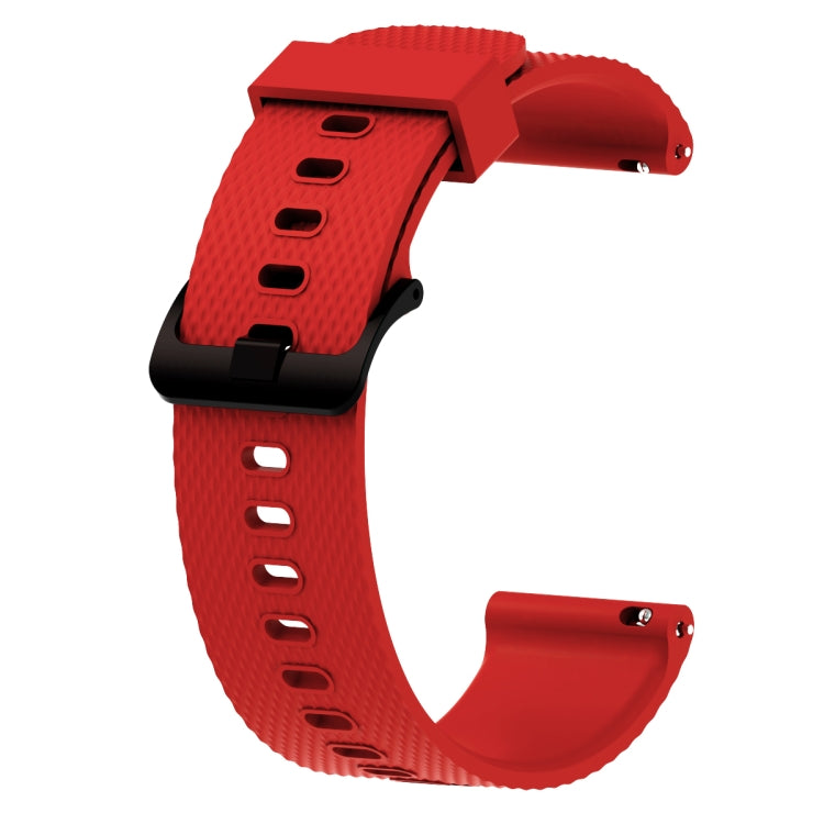 Silicone Sport Watch Band for Garmin Vivoactive 3 20mm(Red) by bashfashion