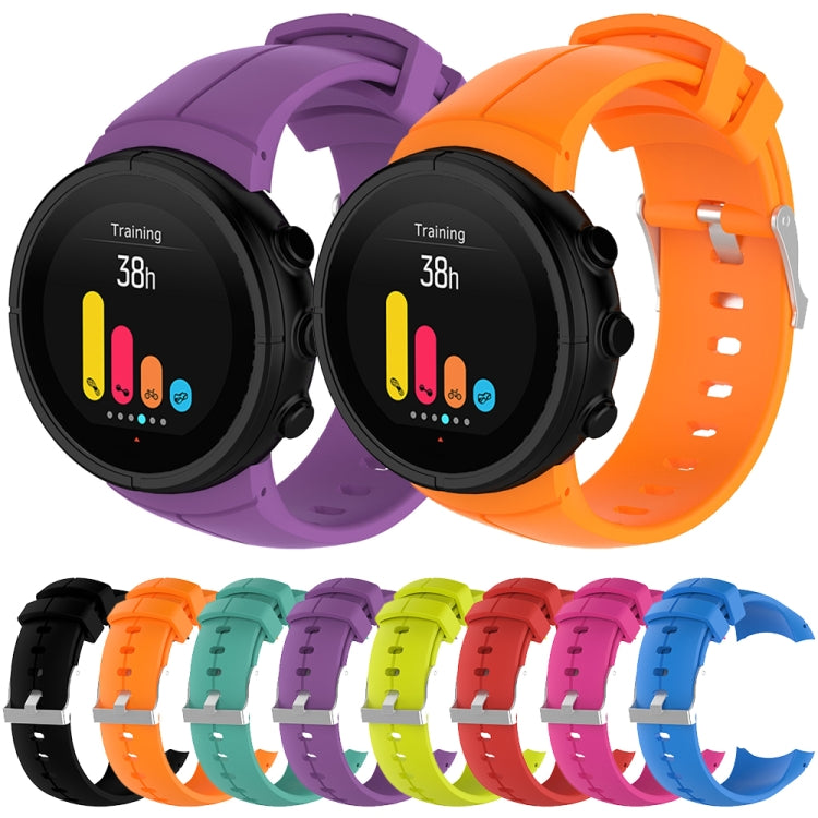 Silicone Watch Band for SUUNTO Spartan Ultra(Rose Red) by bashfashion