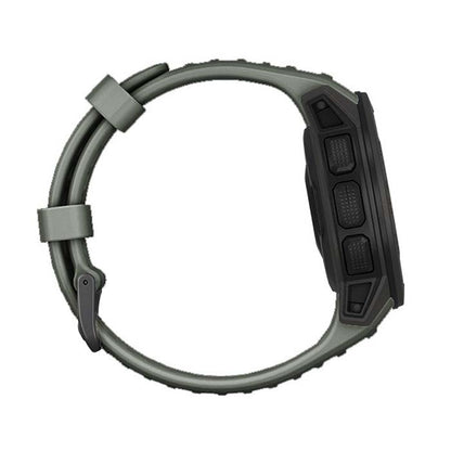 Silicone Watch Band for Garmin Instinct 22mm, Host not Included(Army Green) by bashfashion