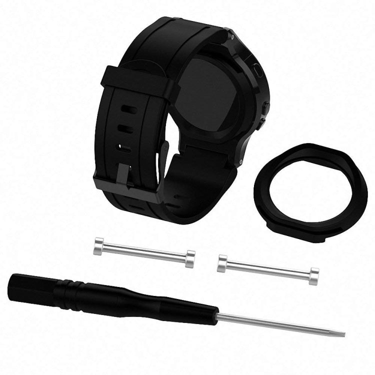Silicone Sport Watch Band for Garmin Forerunner 225(Black) by bashfashion