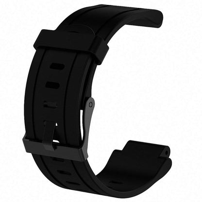 Silicone Sport Watch Band for Garmin Forerunner 225(Black) by bashfashion