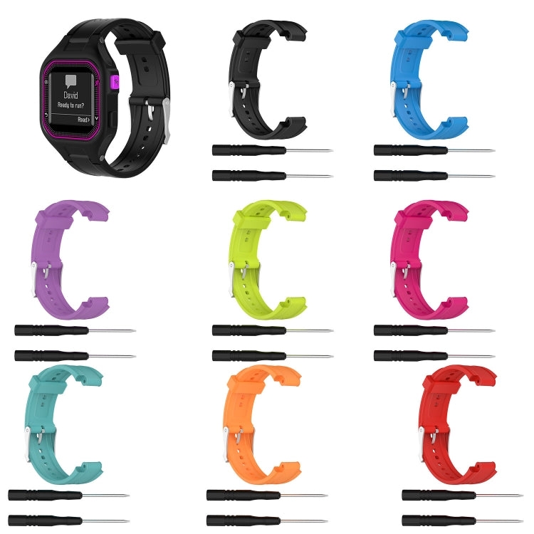 Female Adjustable Watch Band for Garmin Forerunner 25(Red) by bashfashion