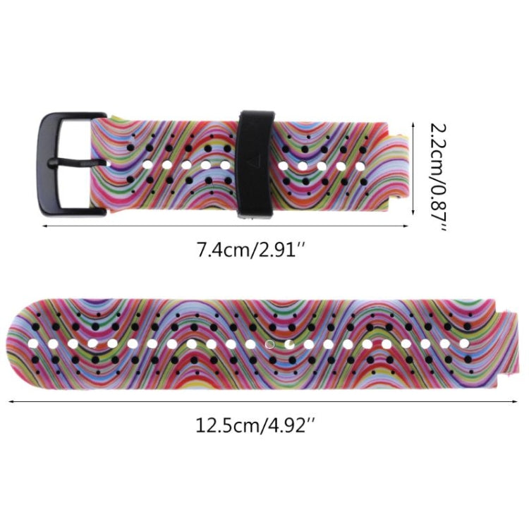 Silicone Sport Watch Band for Garmin Forerunner 235(Black) by bashfashion