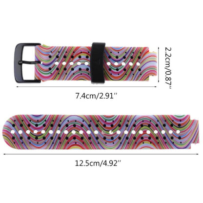 Silicone Sport Watch Band for Garmin Forerunner 235(Black) by bashfashion