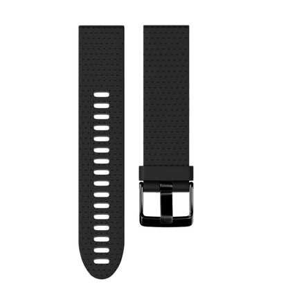 Quick Removable Silicone Watch Band for Fenix 5S 20mm(Black) by bashfashion