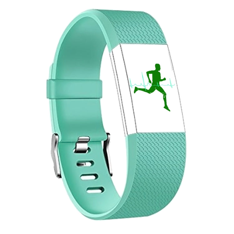 Square Pattern Adjustable Sport Watch Band for FITBIT Charge 2, Size: S, 10.5x8.5cm(Mint Green) by bashfashion