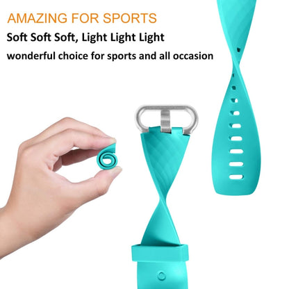 Diamond Pattern Adjustable Sport Watch Band for FITBIT Charge 2, Size: L, 12.5x8.5cm(Mint Green) by bashfashion