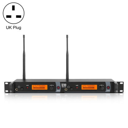 XTUGA IEM1200 Wireless Transmitter Stage Singer Ear Monitor System (UK Plug) by XTUGA