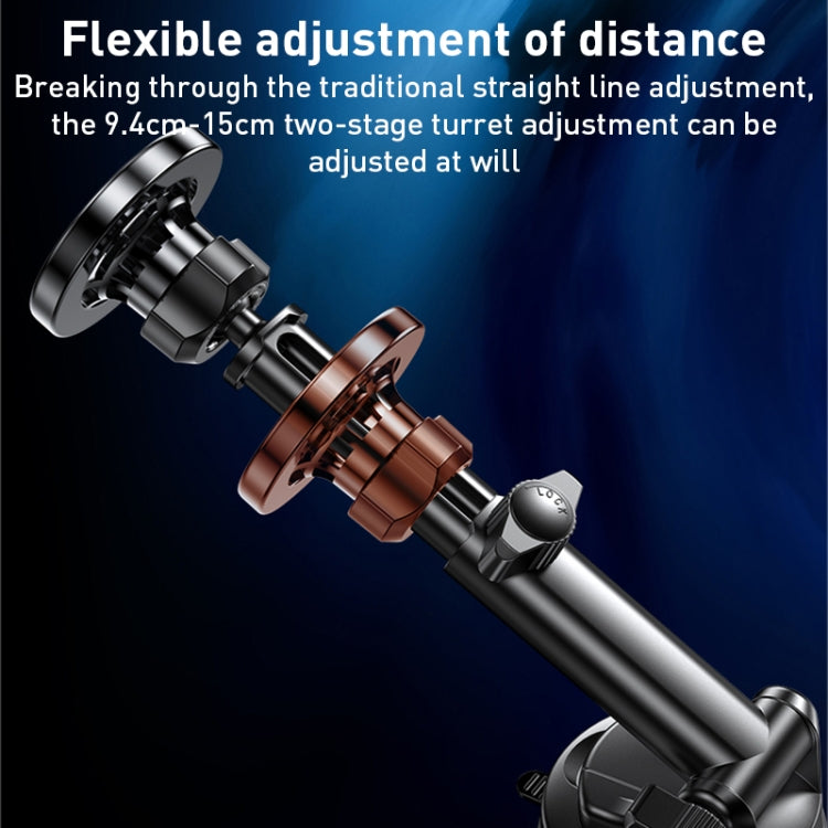 Yesido C158 2 in 1 Magnetic Ring Car Dashboard Air Vent Phone Holder (Black) by Yesido