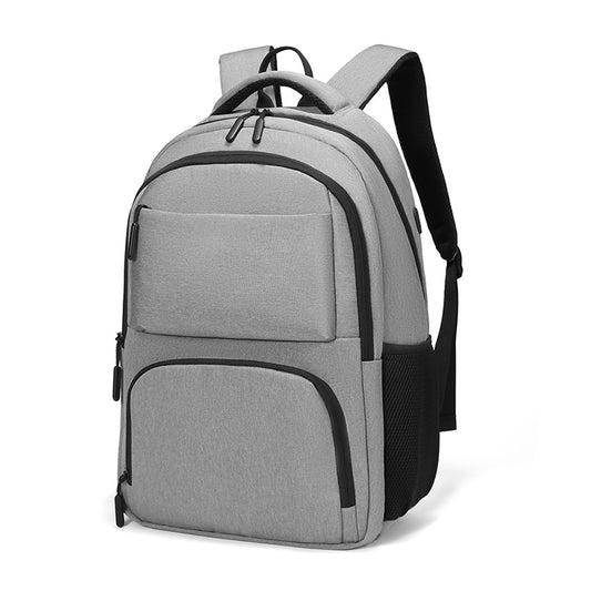 cxs-615 Multifunctional Oxford Laptop Bag Backpack (Light Grey) by bashfashion