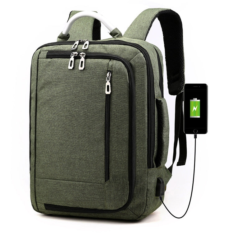 cxs-620 Multifunctional Oxford Laptop Bag Backpack (Army Green) by bashfashion