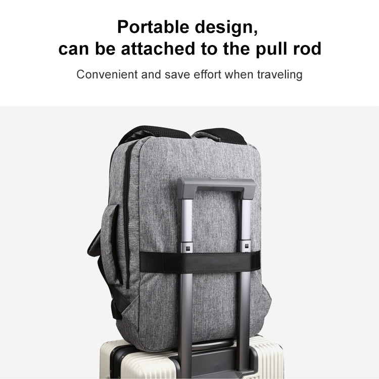 cxs-620 Multifunctional Oxford Laptop Bag Backpack (Black) by bashfashion