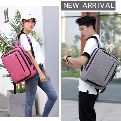 cxs-620 Multifunctional Oxford Laptop Bag Backpack (Light Grey) by bashfashion