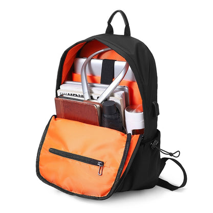 cxs-7203 Multifunctional Oxford Laptop Bag Backpack (Black) by bashfashion