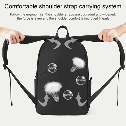 cxs-7301 Multifunctional Oxford Laptop Bag Backpack (Black) by bashfashion