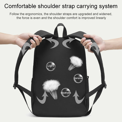 cxs-8106 Multifunctional Oxford Laptop Bag Backpack (Grey) by bashfashion